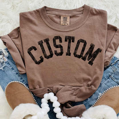 Acid Wash Varsity Custom - DTF&UV
