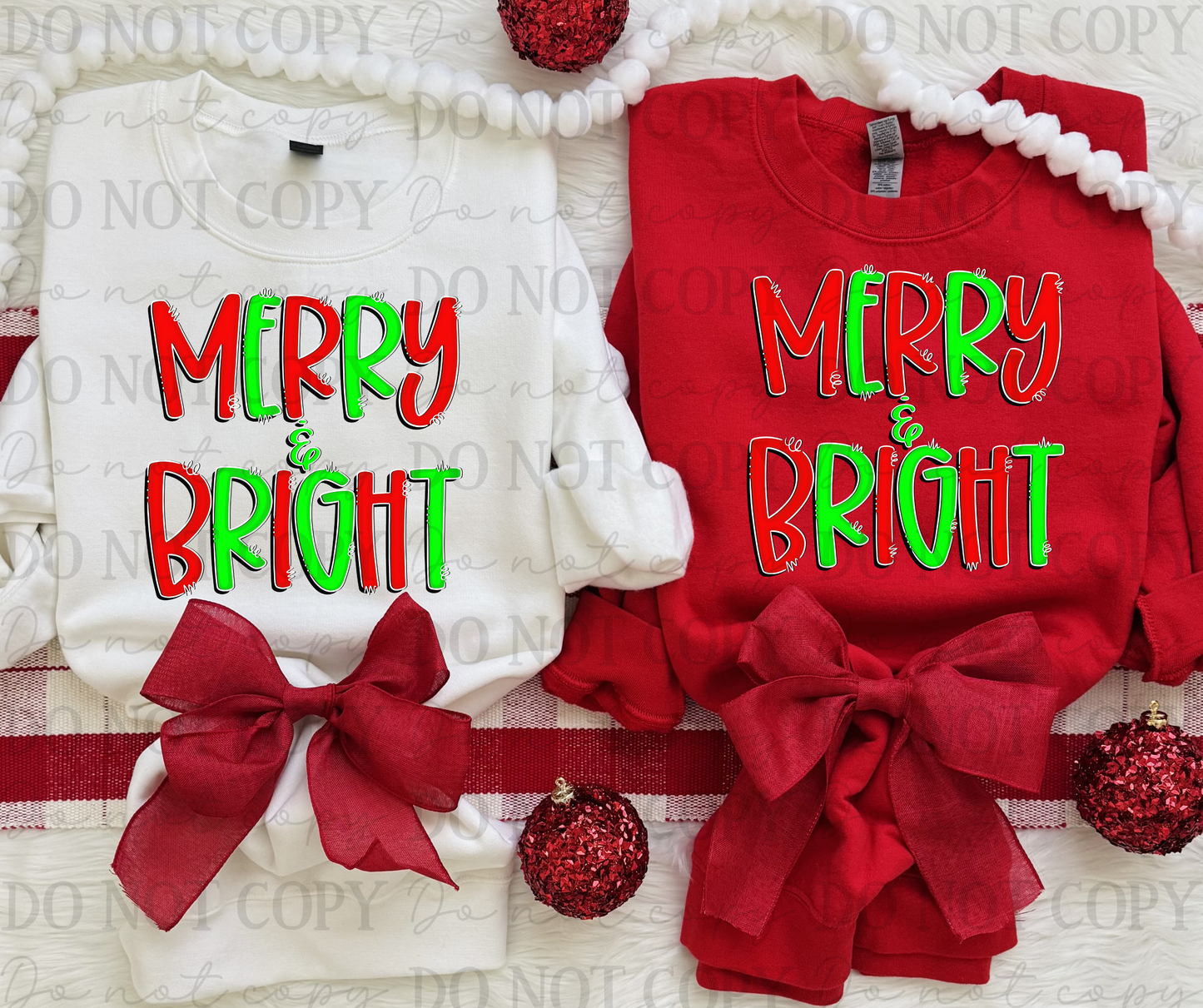 Merry and Bright -DTF&UV