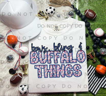 Football  Faux Embroidery(all in drop down) -DTF