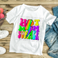 Hot Mom Summer bright Rainbow Lightning Bolt - DTF