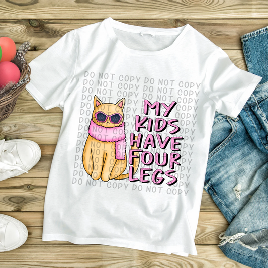 My kids have four legs kitty - DTF