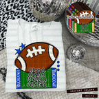 4 FOOTBALL NAME PLATES (ALL COLORS dropdown)-DTF&UV