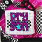 Pink Leopard Neon Mascots (dropdown)-DTF&UV