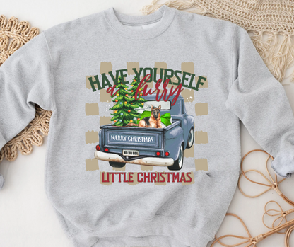 "Have Yourself a Furry Little Christmas"Animal"(ALL ANIMALS LISTED IN THIS LISTING. DROPDOWN)-DTF