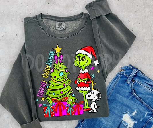 Merry Gmas with snoopy-DTF