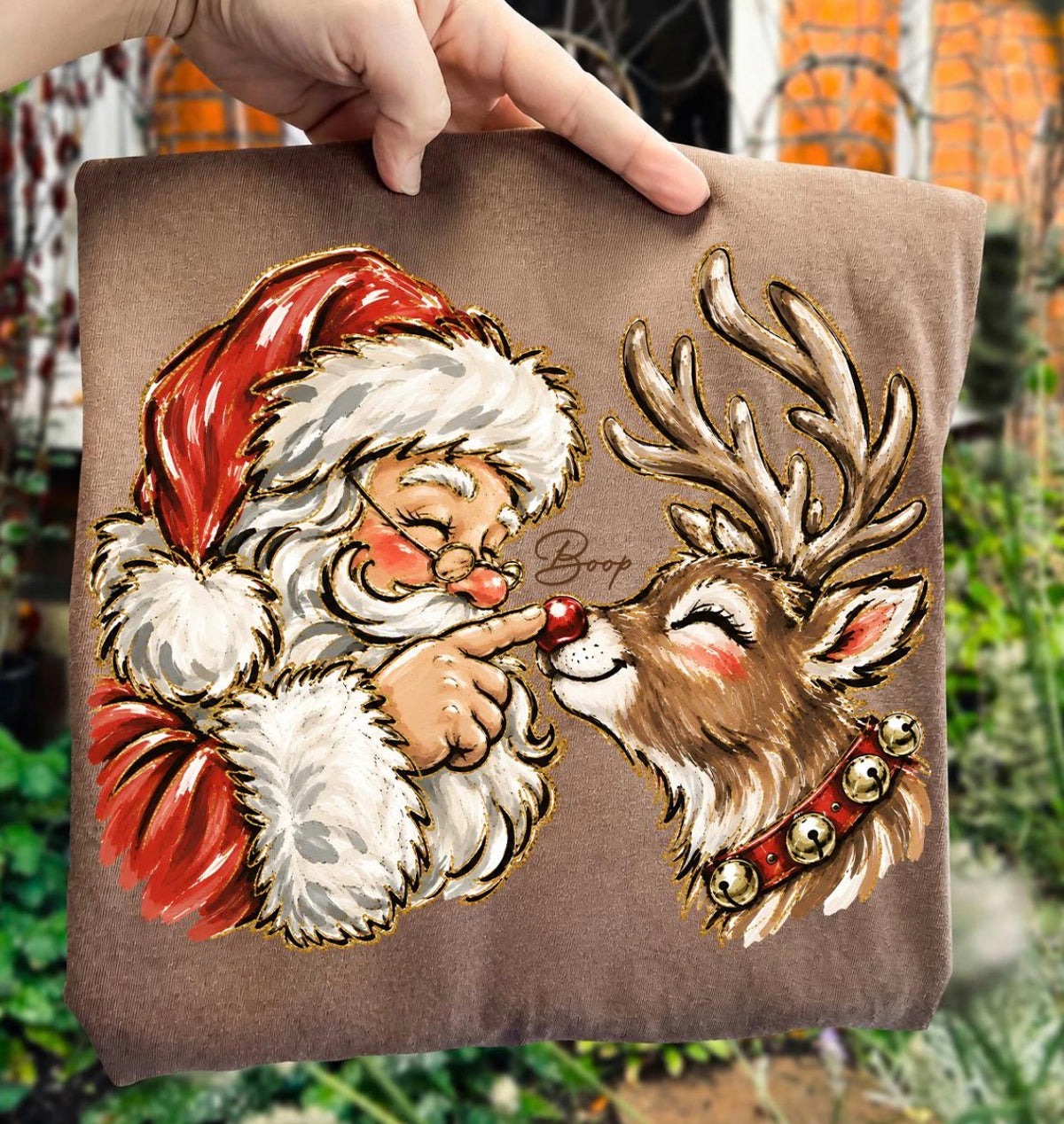 Santa & Rudolph Boop- DTF