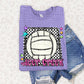 Bright preppy volleyball- (DROPDOWN MASCOT)-DTF&UV