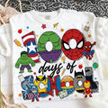 100 days of school heroes-DTF&UV
