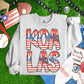 RWB Drip Mascots (all in dropdown)-DTF