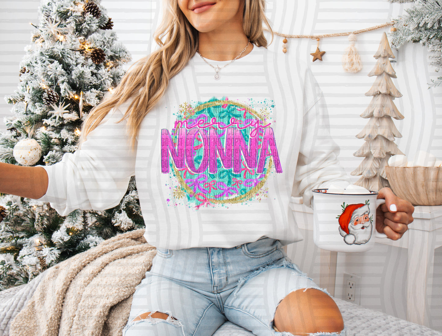 Snowflake Bow Names (DROPDOWN NAMES)-DTF&UV