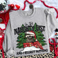 On The Naughty List racoon-DTF