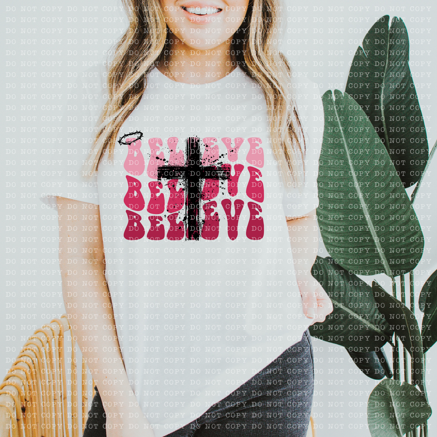 Believe Pink-DTF