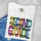 Second Grade Crayon Teacher-DTF