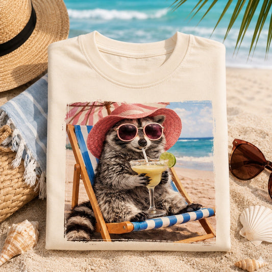 Beach Raccoon- DTF DEAL