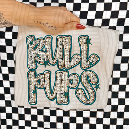Teal Dotty (DROPDOWN MENU)-DTF&UV