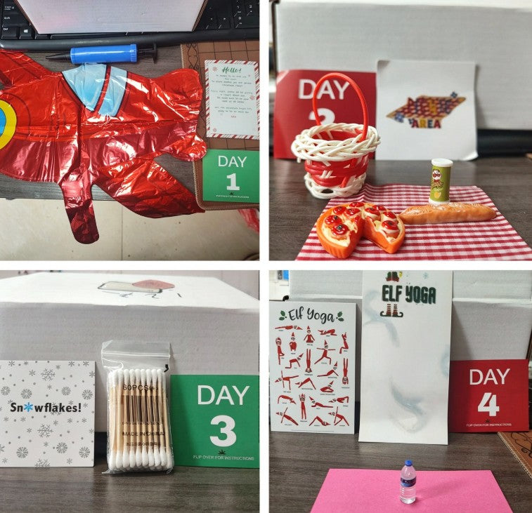 12 or 24 Days Elf Activity Kit
