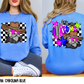 Bright Checkered Mascots (BACK- Dropdown)-DTF&UV