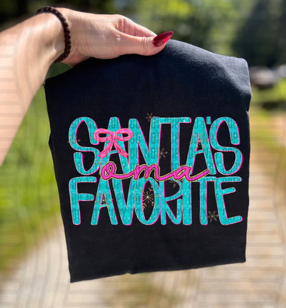 Santas Favorite Names (DROPDOWN NAMES)-DTF&UV