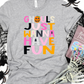 Ghouls just wanna have fun pink-DTF