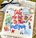 Take me out to the ballgame collage-DTF&UV