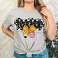 Teacher checkered back Pencil bow-DTF