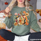 Floral fall patchwork pumpkin -DTF&UV