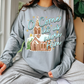 O come let us adore Him in blue with church-DTF