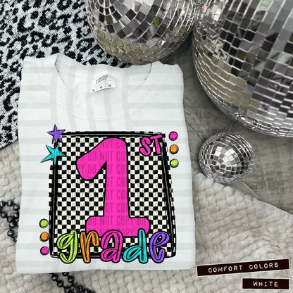 Bright preppy Grades (dropdown)-DTF&UV