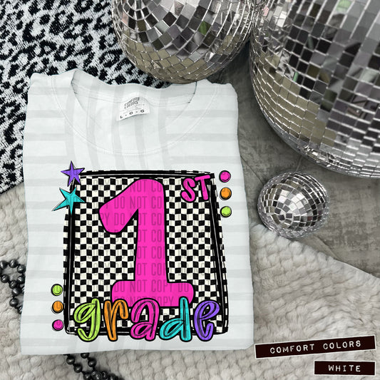 Bright preppy Grades (dropdown)-DTF&UV