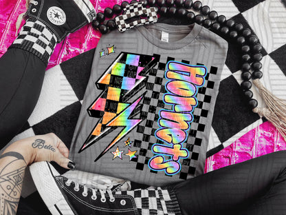 Neon Side Bolt Mascots (Dropdown)- DTF&UV