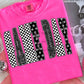 Game Day checkered with stars-DTF&UV