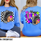 Bright Checkered Mascots (BACK- Dropdown)-DTF&UV