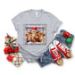 I Love Christmas Most Of All Cow In Window -DTF