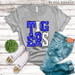 Tigers Blue and White - DTF