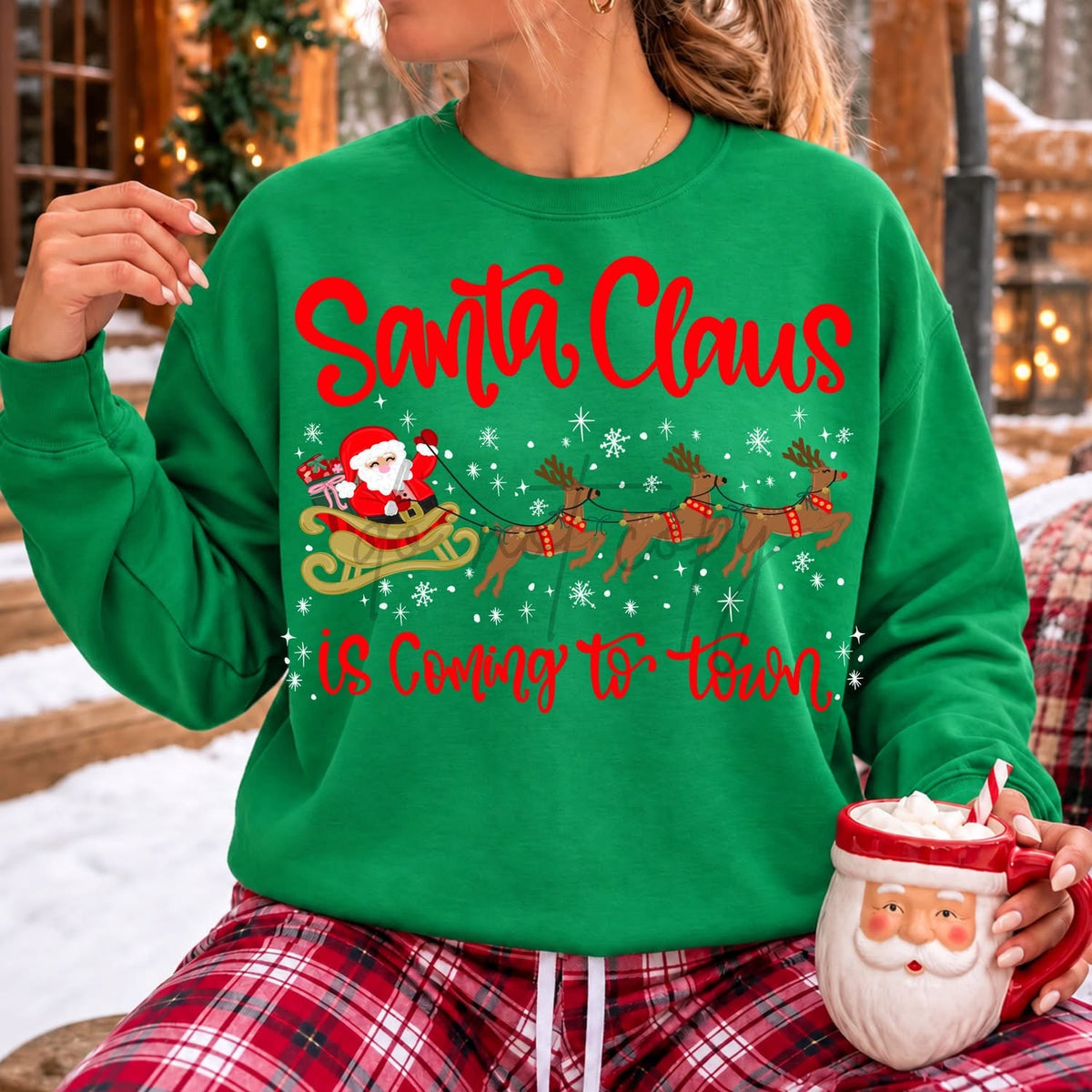Santa Claus is coming to town- DTF