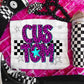 Pink Leopard Neon Mascots (dropdown)-DTF&UV