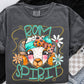 Funky Retro Spirit Mascot (dropdown)-DTF&UV