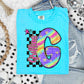 Rainbow Swirl Initials (Dropdown)- DTF&UV