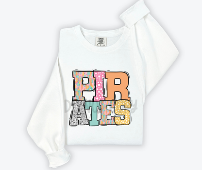 Pastel Stroke Varsity Mascots (ALL Mascots in this listing Dropdown)-DTF