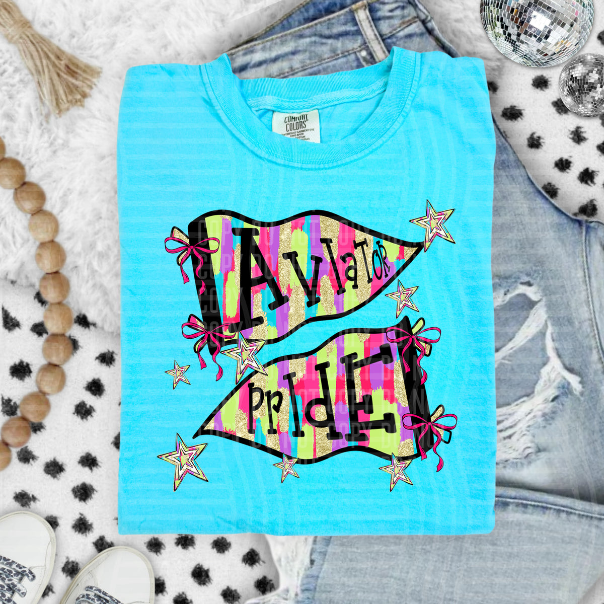 Preppy Bright Flags (Dropdown)- DTF&UV