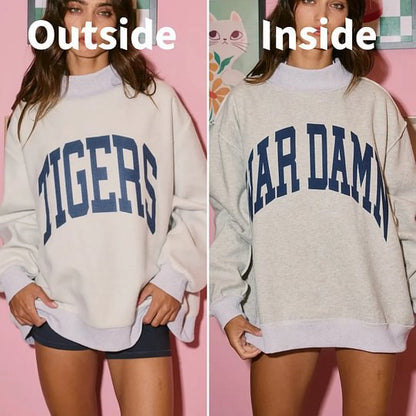 ABI Reversible Mock Neck Crew -Pre Order