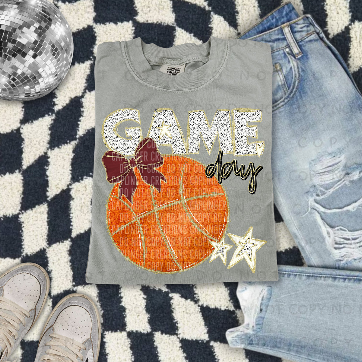 Game day Basketball(all colors in dropdown)-DTF