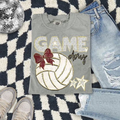 Game day Volleyball(all colors in dropdown)-DTF