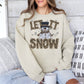 Let it snow Leopard snowman-DTF