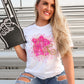Pink Helmet splatter-DTF & UV