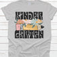 Kindergarten retro flowers pencil -DTF