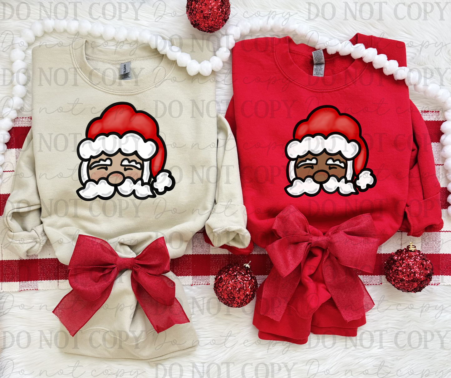 Simple Santa (Dropdown)-DTF&UV