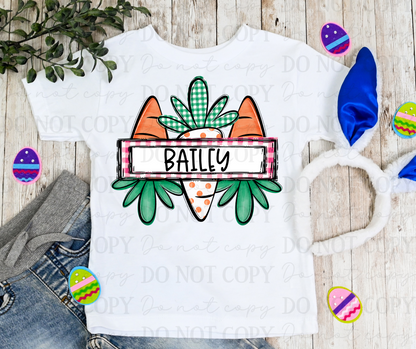 Easter Carrot Custom(ANY name)-DTF