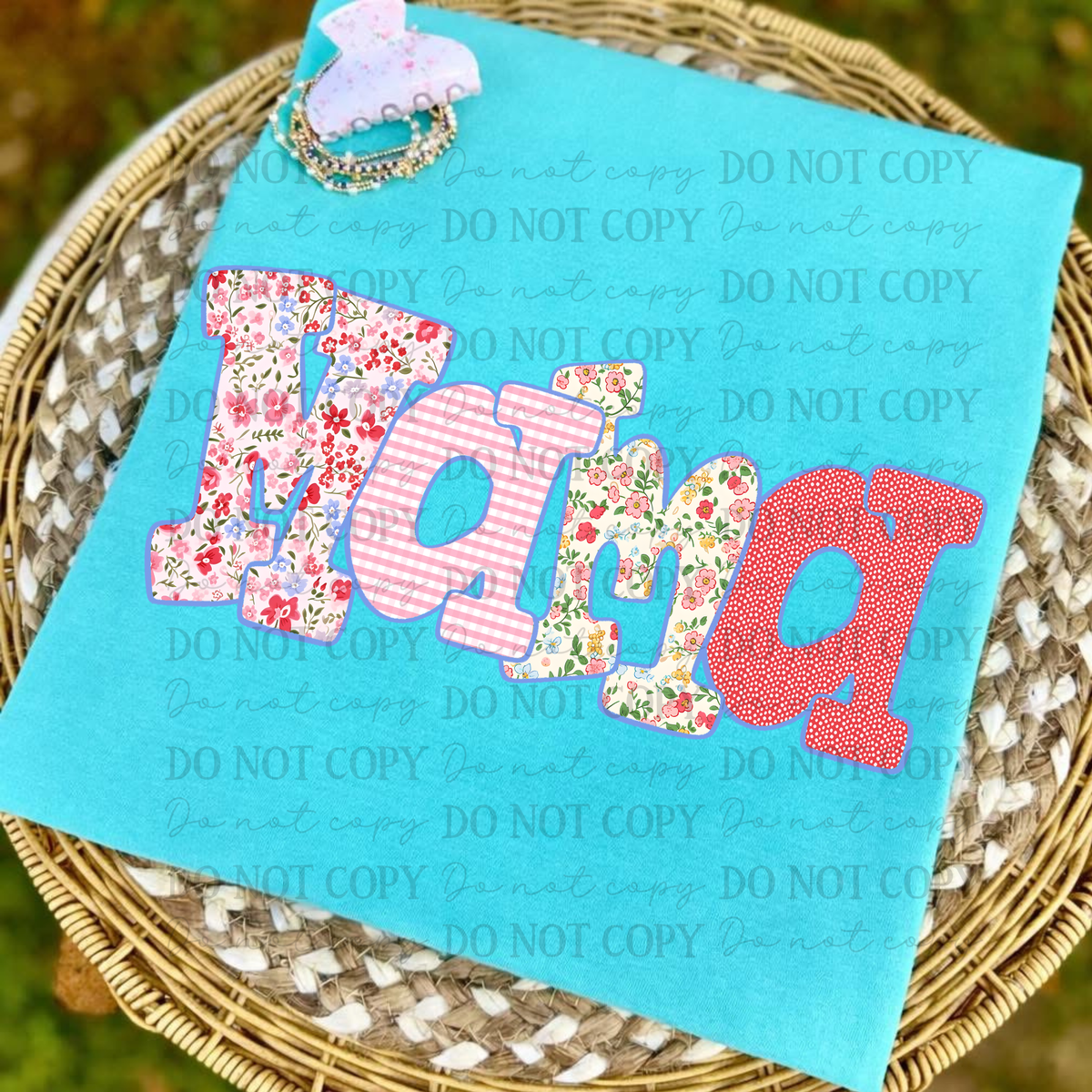 Custom Spring Floral- (Any name) DTF&UV