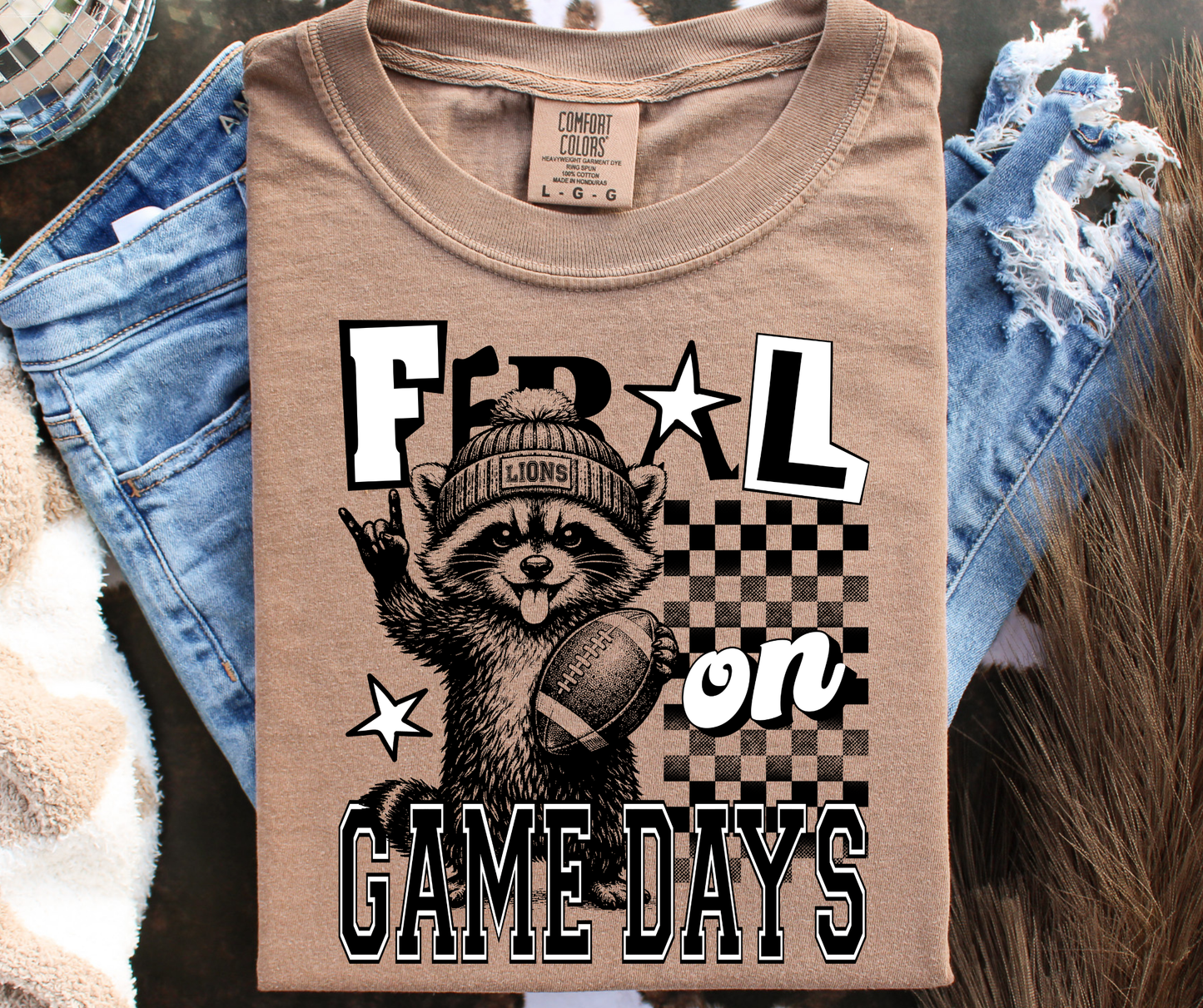 Feral on game day (dropdown)- DTF&UV